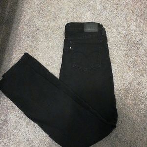 712 slim black levis size 30
